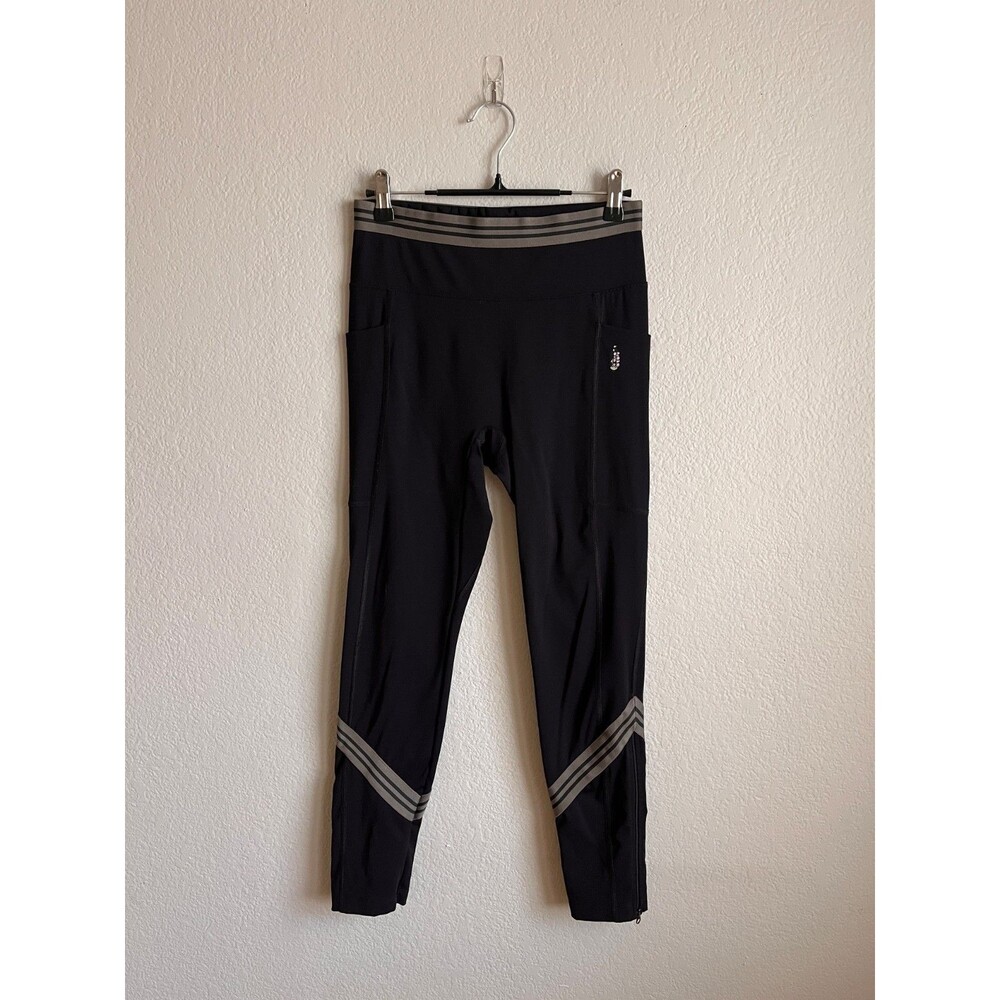 Free People FP MOVEMENT Zephyr Legging in Black/Gray Size SMALL
